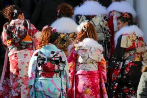 成人式の振袖