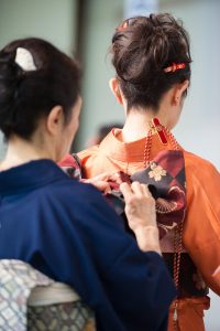 着物のヘアセット