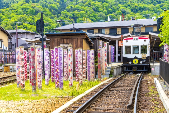 キモノフォレストの京友禅ポール