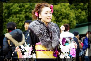 振袖で成人式