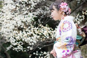 着物女性