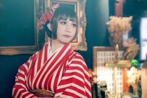 レトロで古風な着物