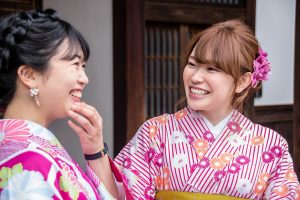 和服レンタルした女性達