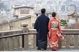 カップルで着物レンタル