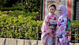 外国人の着物レンタル
