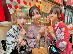 グループプラン学割プラン浴衣3名
