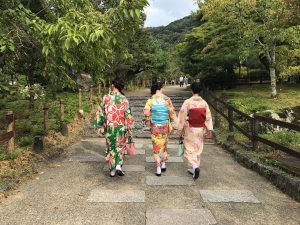 お友達と着物レンタル