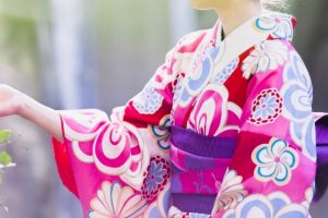 着物レンタルした女性