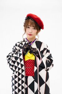 振袖にレースの手袋