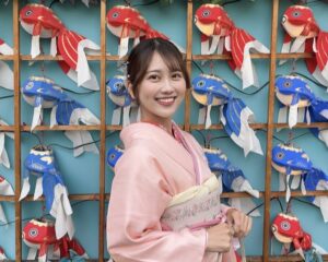 春にふさわしい着物