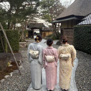 着物女性で撮影会