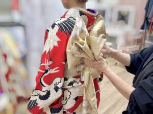和楽の振袖着付け