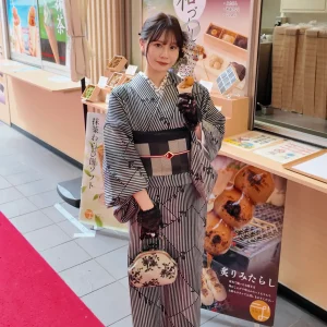 大正ロマンな着物で東京を散策