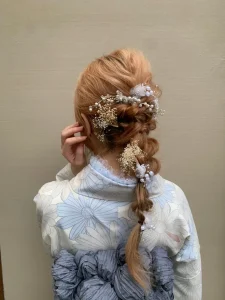 着物レンタルのヘアセット