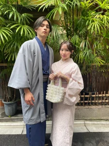 カップルで浅草の着物レンタル
