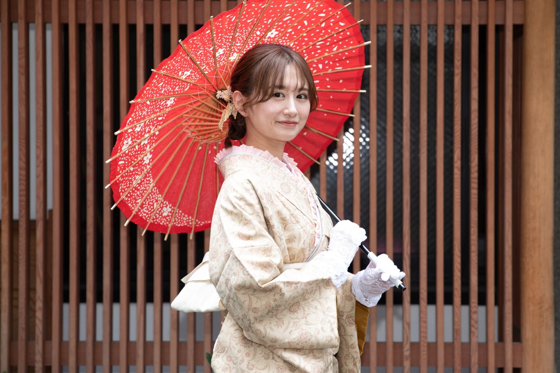 京都祇園着物フルセットヘアセット込みプラン | 京都祇園着物レンタル和楽