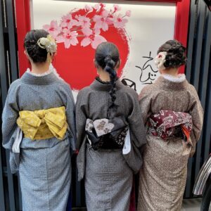 京都でグループの着物レンタル