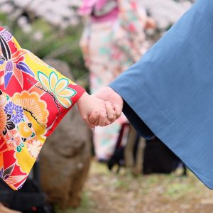 男女で着物レンタル
