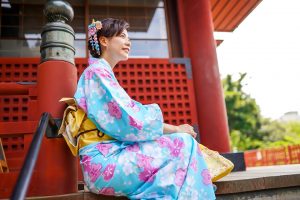 浅草寺　着物