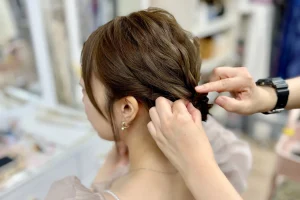 着付けとヘアセット