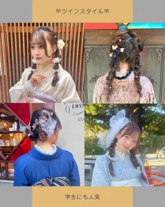 ヘアスタイル：ツインスタイル